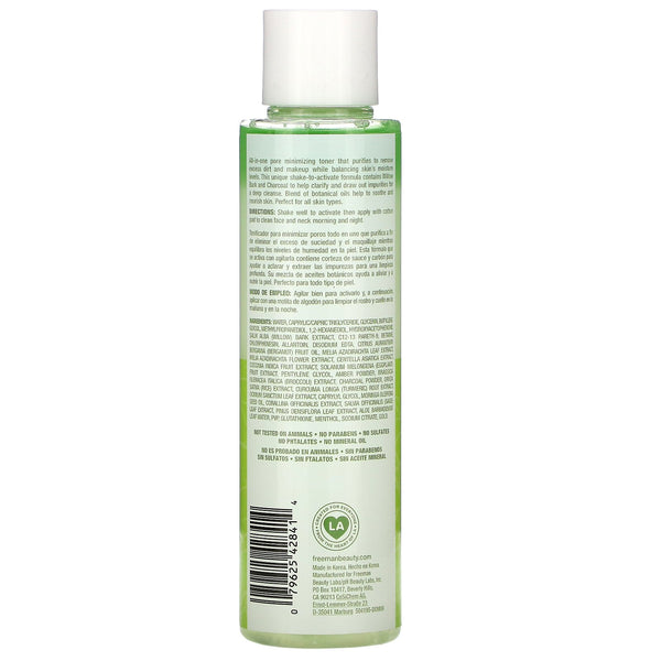 Freeman Beauty, English Willow Toner, Pore Minimizer, Deep Cleansing, 6.1 fl oz (180 ml) - The Supplement Shop
