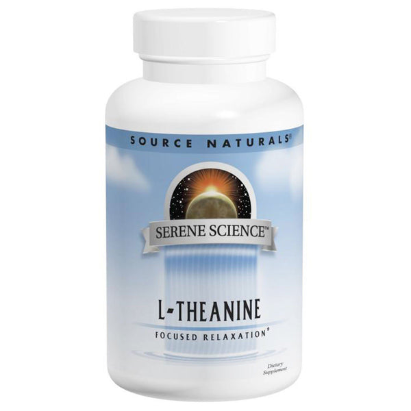 Source Naturals, L-Theanine, 200 mg, 60 Capsules - The Supplement Shop