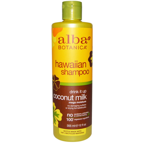 Alba Botanica, Drink it Up Coconut Milk Shampoo, 12 fl oz (355 ml) - The Supplement Shop