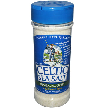 Celtic Sea Salt, Fine Ground, Vital Mineral Blend Shaker Jar, 8 oz (227 g)