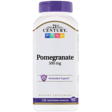 21st Century, Pomegranate, 500 mg, 120 Vegetarian Capsules