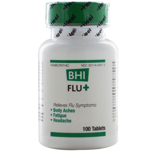 MediNatura, BHI Flu +, 100 Tablets - The Supplement Shop