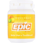 Epic Dental, Xylitol Gum, Sugar-Free, Fresh Fruit, 50 Pieces - The Supplement Shop