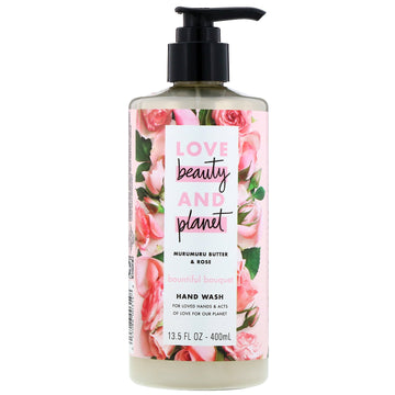 Love Beauty and Planet, Bountiful Bouquet Hand Wash, Murumuru Butter & Rose, 13.5 fl oz (400 ml)