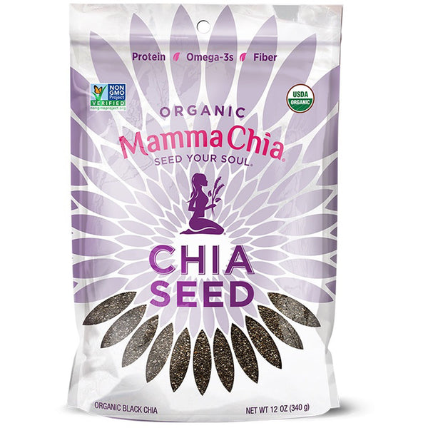 Mamma Chia, Organic Black Chia Seed, 12 oz (340 g) - The Supplement Shop