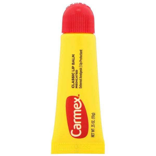 Carmex, Classic Lip Balm, Medicated, .35 oz (10 g) - The Supplement Shop