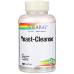 Solaray, Yeast-Cleanse, 180 VegCaps - The Supplement Shop