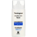 Neutrogena, Sensitive Skin, Face, Liquid Sunscreen, SPF 50, 1.4 fl oz (40 ml) - The Supplement Shop