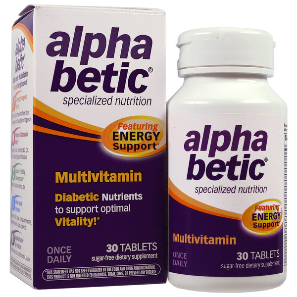 Abkit, Alpha Betic, Multivitamin, 30 Tablets - The Supplement Shop