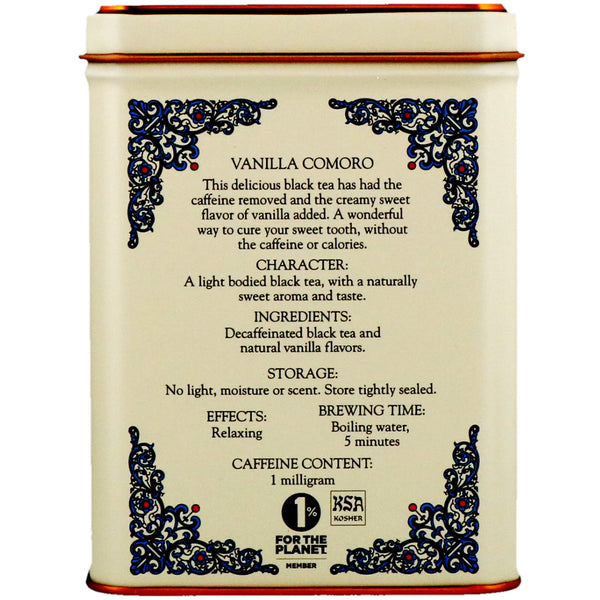 Harney & Sons, HT Tea Blend, Vanilla Comoro Tea, 20 Tea Sachets, 1.4 oz (40 g) - The Supplement Shop