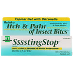 Boericke & Tafel, SssstingStop, Topical Gel with Citronella, 2.75 oz (78 g) - The Supplement Shop