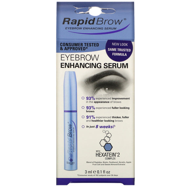 RapidLash, Eyebrow Enhancing Serum, 0.1 fl oz (3 ml) - The Supplement Shop