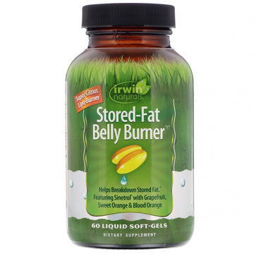 Irwin Naturals, Stored-Fat Belly Burner, 60 Liquid Soft-Gels