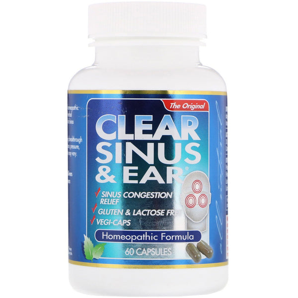 Clear Products, Clear Sinus & Ear, 60 Capsules - The Supplement Shop