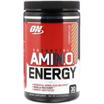 Optimum Nutrition, ESSENTIAL AMIN.O. ENERGY, Strawberry Lime, 9.5 oz (270 g) - The Supplement Shop