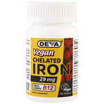 Deva, Vegan, Chelated Iron, 29 mg, 90 Tablets - The Supplement Shop