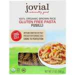 Jovial, 100% Organic Brown Rice Pasta, Fusilli, 12 oz (340 g) - The Supplement Shop