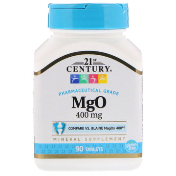 21st Century, MgO, 400 mg, 90 Tablets