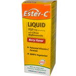American Health, Ester-C Liquid with Citrus Bioflavonoids, Berry Flavor, 250 mg, 8 fl oz (237 ml) - The Supplement Shop