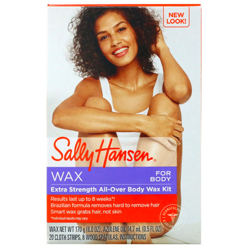 Sally Hansen, Extra Strength All-Over Body Wax Hair Kit, 1 Kit