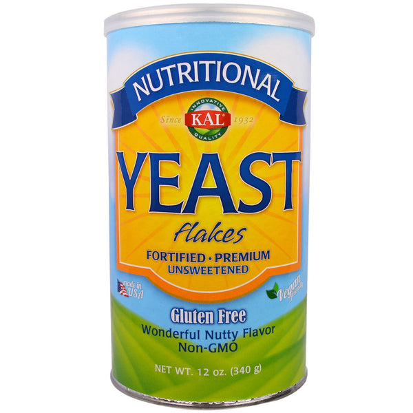 KAL, Nutritional, Yeast Flakes, Unsweetened, 12 oz (340 g) - The Supplement Shop