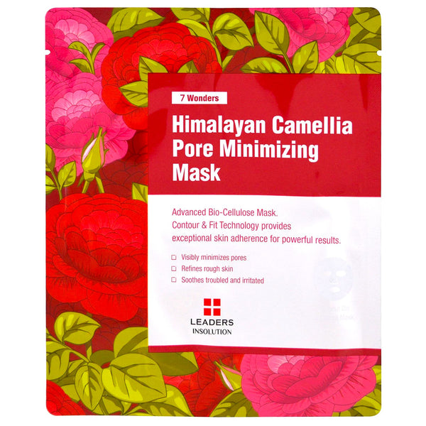 Leaders, 7 Wonders, Himalayan Camellia Pore Minimizing Mask, 1 Sheet, 1.01 fl oz (30 ml) - The Supplement Shop