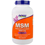 Now Foods, MSM, Methylsulfonylmethane, 1,000 mg, 240 Capsules - The Supplement Shop