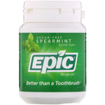 Epic Dental, Xylitol Gum, Sugar Free, Spearmint, 50 Pieces - The Supplement Shop