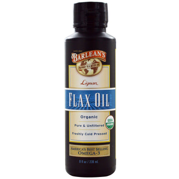 Barlean's, Organic Lignan Flax Oil, 8 fl oz (236 ml)