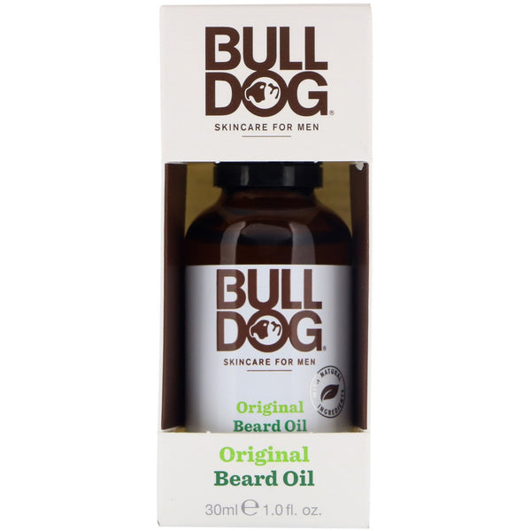 Bulldog Skincare For Men, Original Beard Oil, 1 fl oz (30 ml) - The Supplement Shop