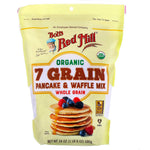 Bob's Red Mill, Organic 7 Grain Pancake & Waffle Mix, Whole Grain, 24 oz (680 g) - The Supplement Shop