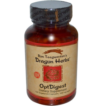 Dragon Herbs, OptDigest, 500 mg, 100 Veggie Caps