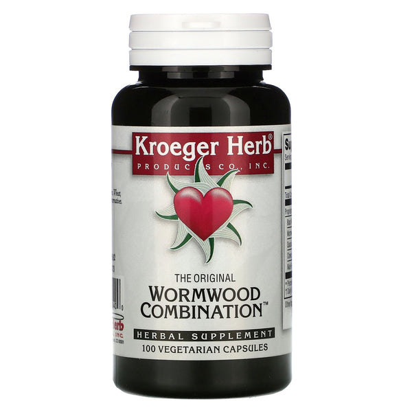 Kroeger Herb Co, The Original Wormwood Combination, 100 Vegetarian Capsules - The Supplement Shop