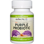 Eclectic Institute, Purple Probiotic, 300 mg, 90 Caps - The Supplement Shop