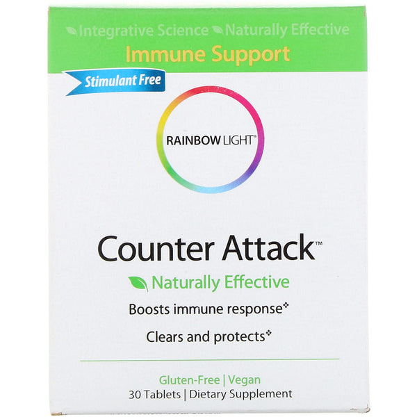 Rainbow Light, Counter Attack, Immune Support, 30 Tablets - The Supplement Shop