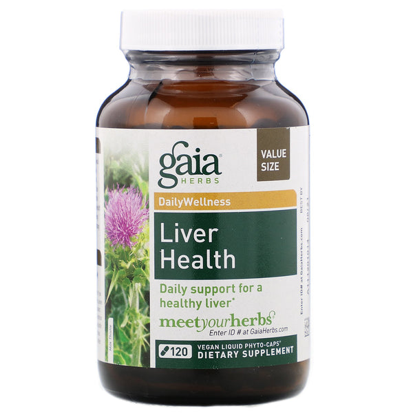 Gaia Herbs, Liver Health, 120 Vegan Liquid Phyto-Caps - The Supplement Shop