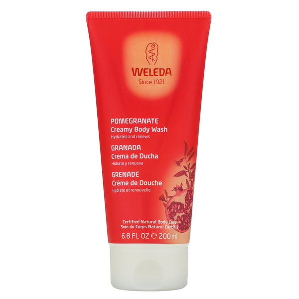 Weleda, Pomegranate Creamy Body Wash, 6.8 fl oz (200 ml) - The Supplement Shop