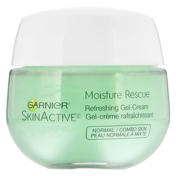 Garnier, SkinActive, Moisture Rescue Refreshing Gel-Cream, Normal/Combo Skin, 1.7 oz (50 g) - The Supplement Shop