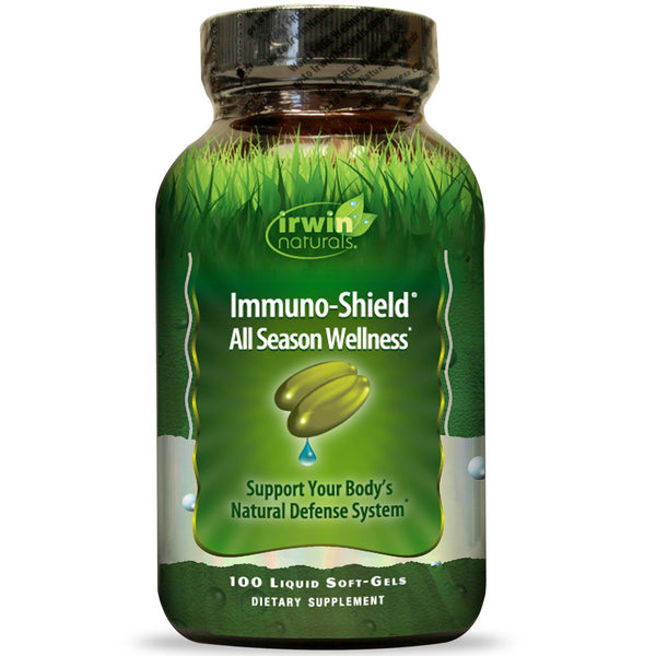 Irwin Naturals, Immuno-Shield, All Season Wellness, 100 Liquid Soft-Gels - The Supplement Shop
