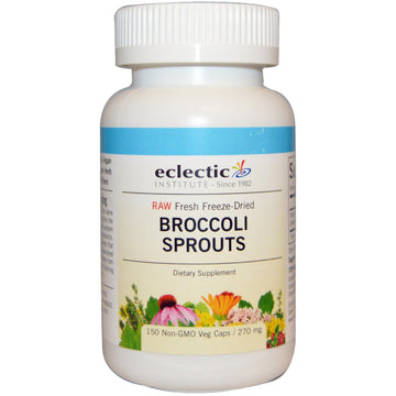 Eclectic Institute, Broccoli Sprouts, 270 mg, 150 Veggie Caps