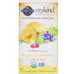 Garden of Life, MyKind Organics, Vegan D3, Raspberry-Lemon, 50 mcg (2,000 IU), 30 Vegan Chewable Tablets - The Supplement Shop