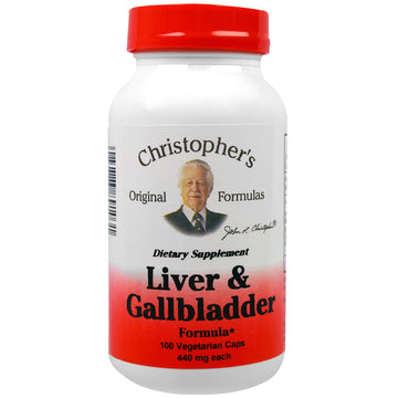Christopher's Original Formulas, Liver & Gallbladder Formula, 440 mg, 100 Vegetarian Caps