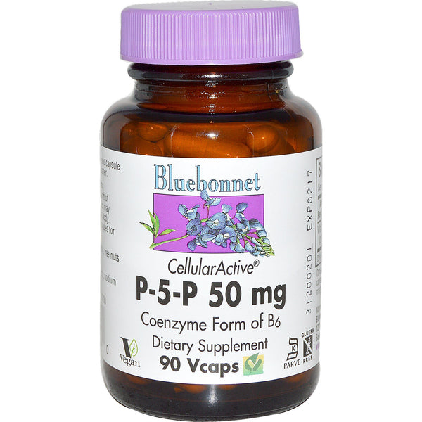 Bluebonnet Nutrition, P-5-P, 50 mg, 90 Vcaps - The Supplement Shop