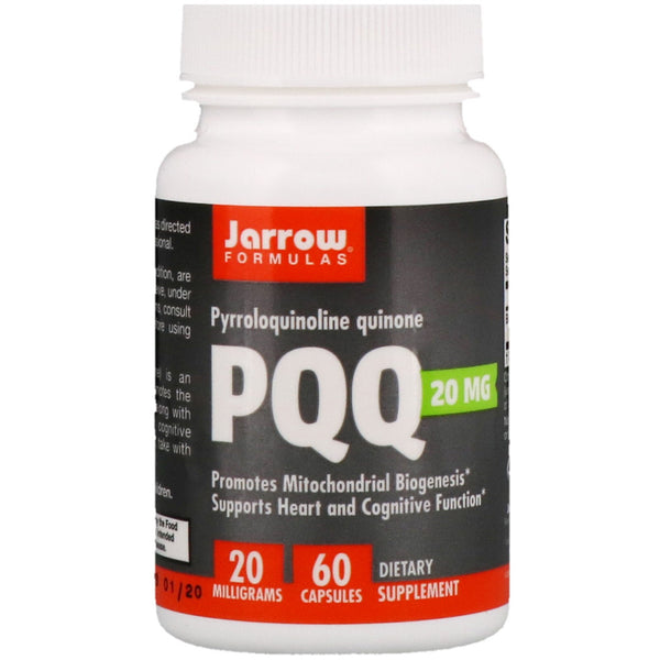 Jarrow Formulas, PQQ (Pyrroloquinoline Quinone), 20 mg, 60 Capsules - The Supplement Shop