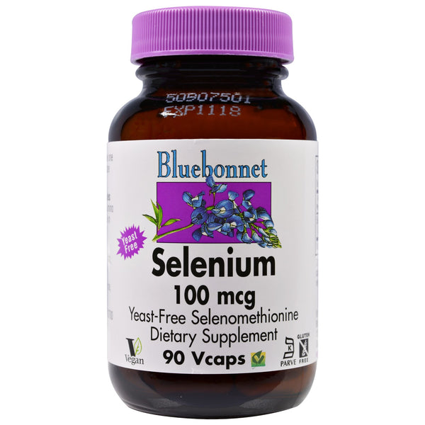 Bluebonnet Nutrition, Selenium, 100 mcg, 90 Vcaps - The Supplement Shop