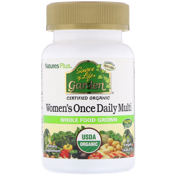 Nature's Plus, Source of Life Garden, Women's Once Daily Multi, 30 Vegan Tablets - The Supplement Shop