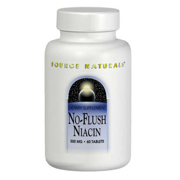 Source Naturals, No-Flush Niacin, 500 mg, 60 Tablets