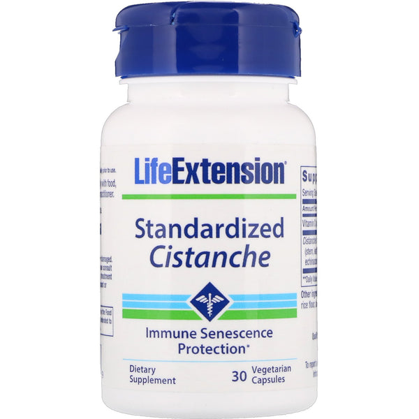 Life Extension, Standardized Cistanche, 30 Vegetarian Capsules - The Supplement Shop