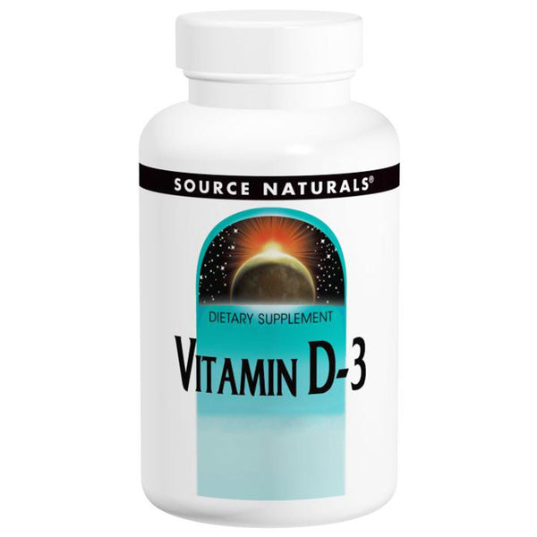 Source Naturals, Vitamin D-3, 400 IU, 200 Tablets - The Supplement Shop