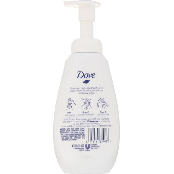 Dove, Shower Foam, Cucumber & Green Tea, 13.5 fl oz (400 ml) - The Supplement Shop